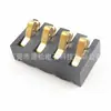 Portapilas de crimpado 4p con resorte, espaciado 4.25PH, altura 7.4H, con columna, conector de batería BC-1-404