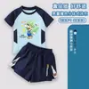 Traje de baño infantil de manga corta de Mario Luigi para niños, traje de baño para niños pequeños, conjunto de traje de baño de dos piezas de secado rápido