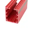 Perfil de PVC personalizado ranura de plástico tira decorativa de plástico tira de soporte para estante perfil coextruido de ABS