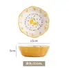 Vajilla de cerámica ensaladera de frutas tazón para horno freidora de aire tazón para hornear tazón de postre para el hogar tazón para el desayuno