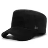 Nuevo Gorro Cálido de Lana para Hombre, Estilo Coreano de Moda con Protección Solar, Moda para Exteriores, Gorro para Personas Mayores, Gorra Plana Casual, Gorra de Béisbol