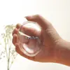 3-90cm Bola de Plástico Transparente Decorativa Navideña Bola Navideña Flor Eterna Bola Redonda Hueca Bola Decorativa Colgante de Acrílico