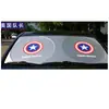 Parasol delantero para coche al por mayor de Capitán América, Superman, Batman, accesorios de dibujos animados de verano, parasol de doble anillo