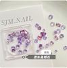 Mini Enchimento Misto Gelo Cristal Nail Art Pequeno Zircon Flash Misto Em Forma De Unhas Broca Acessórios