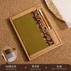 Cuaderno Patchwork de Posos de Café Ecológico Transfronterizo A5 Cuaderno de Negocios de Corcho Regalo Corporativo con Logo Personalizable