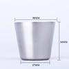 Taza de Cerveza Portátil Vaso de Vino de Acero Inoxidable Mini Taza 38X27X34 Taza para Lavavajillas con Grabado e Impresión de Logotipo