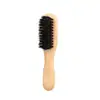 Escova de barba para estilizar transfronteiriça corte de cabelo limpeza de cabelo varredura de pescoço madeira maciça crina cabelo pente de cabelo óleo de barba para homens escova de cabeça