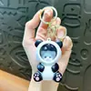 Llavero de Panda Cielo Estrellado Transfronterizo con Luz, Colgante Lindo, Regalo para Pareja de Estudiantes, Colgante para Mochila