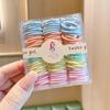 Diadema de color caramelo para niña, forma de trompeta, que no daña el cabello, caja para niña, aro para el cabello, tocado para bebé y mujer.