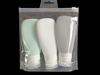 Botellas de Tamaño Viaje para Empaque de Gel de Ducha y Loción, Almacenamiento Portátil de Silicona, Botellas Pequeñas para Productos de Cuidado de la Piel, Muestras Pequeñas