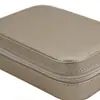 Fabricante Transfronteiriço Nova Caixa de Joias Criativa de PU Portátil para Brincos Anéis Joias Caixa de Armazenamento de Joias de Couro Lg7216