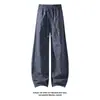 Otoño 2026 Nuevo Estilo Base Blanca Retro Americano Cuadros Pantalones de Pierna Curva M-5XL HK261124-P30