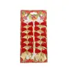 Decoração de Natal de Novo Produto Transfronteiriça Suprimentos Enfeite de Árvore de Natal Laço Pingente Laço Vermelho Aveludado Acessórios