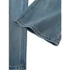 Pernas de uma deusa! Jeans azul de cintura alta flare para mulheres, novo estilo primavera 2026, corte justo, elástico, calça boca de sino retrô