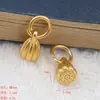 Explosiones nuevo cubo de oro mariposa segunda generación Huan Ji Xiang pulsera cuerda para la cabeza colgante oro arena accesorios de joyería diy venta al por mayor