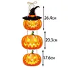 Accesorios de Halloween Transfronterizos 2026 Decoraciones para Fiestas Calabaza Murciélago Colgantes de Puerta Montaje de Escena del Festival de Halloween Adornos Colgantes de Halloween