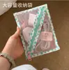 Bolsa de Almacenamiento de Malla de Venta Caliente Transfronteriza Serie de Colores Macarrón Ligera Resistente a la Suciedad Gran Capacidad Bolsa de Almacenamiento para Cargador Portátil