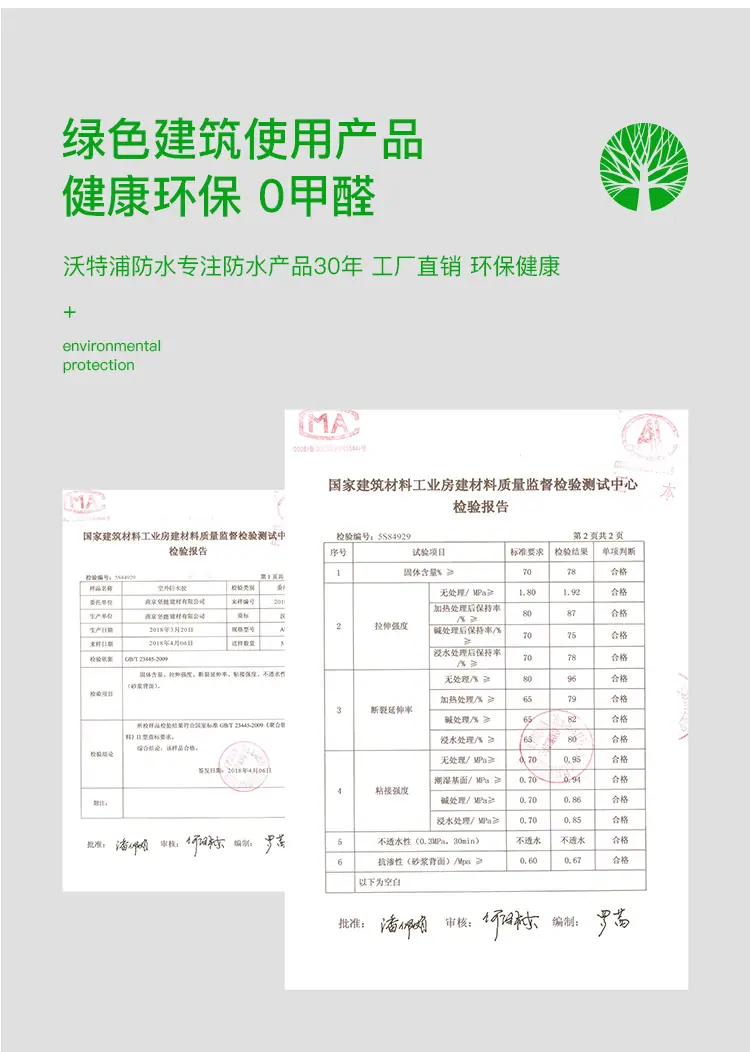健康环保检验报告