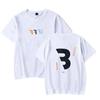 Camiseta de manga corta transfronteriza moda camiseta de hombre camiseta de hombre talla grande holgada cuello redondo estampada chaqueta coreana ins al por mayor