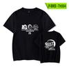 Suministro transfronterizo Ghost Blade nueva camiseta de manga corta de verano para mujer cuello redondo parejas ropa suelta de media manga al por mayor