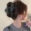 Novo Estilo de Presilha de Cabelo 2026 com Toque de Luxo, Piranha Floral Simples, Presilha de Garra Grande de Acrílico para Cabelos Grossos
