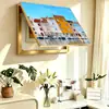 Caixa de Medidor de Eletricidade Estilo Nórdico Pintura Decorativa Sem Furo Paisagem Tampa de Caixa de Distribuição de Energia Pintura Pendurada Restaurante Caixa de Corrente Forte/Fraca Murais