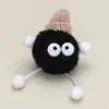 Broche de Peluche de Bola de Carbón Linda Transfronterizo Decoración DIY para Ropa Bufanda Mochila Pin de Muñeco de Dibujos Animados Joyería