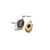 Colgante de Acero Inoxidable Estrella Geométrica de Cinco Puntas Incrustado con Diamante Chapado Eléctrico de 18K Colgante de Circonita Cúbica Accesorios para Joyería de Aretes y Collares DIY