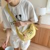 Bolso de Lona para Mujer de Gran Capacidad 2025 Nuevo Verano Versátil Bolso Bandolera Estilo Perezoso Casual Estilo Coreano Bolso Dumpling para Viaje