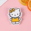 Broche acrílico lindo de dibujos animados melody accesorios para ropa colgante de bolso estuche