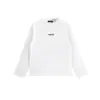 Yidao Vintage Otoño 2026 Nuevo Diseño de Bordado con Slogan de Moda Americana Cuello Redondo Holgado Casual Manga Larga Camiseta