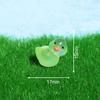 Adorno de Micro Paisaje en Miniatura Pato Luminoso Dibujos Animados Patito Tridimensional Decoración en Miniatura Accesorios Pequeños Adorno de Artesanía de Resina
