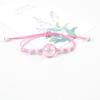 Directo de fábrica Nuevo estilo coreano pulsera de flores reales estrelladas cuentas de hielo Jingdezhen rotas pulsera de flor de encaje de flor seca para mujer