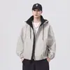 Jaqueta com Capuz Masculina Estilo Old Money 2026 Nova Tendência de Moda Casual de Outono Jaqueta Camisa Outerwear Cool Maliciosa de Alta Qualidade