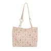 Bolso de Moda Coreano para Mujer 2025 Verano Nuevo de Gran Capacidad de Moda Dibujos Animados Bolso de Hombro Bolso Bandolera Bolso de Mano para Viaje