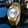Nuevo Reloj de Cuarzo para Hombre 2023 Tianjia Moda Deportiva Casual Volante Grande Día Correa de Acero Alta Calidad
