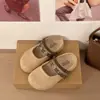Nuevas Sandalias Birkenstock Tejidas de Punta Cerrada Estilo Half-Korean 2026 Mary Jane Súper Populares de Suela Gruesa Versátiles para Uso al Aire Libre en Verano