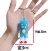 Llavero Sónico Supersónico Animación de Coche Dibujos Animados Linda Pareja Colgante de Bolso Pequeño Regalo Llavero