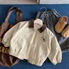 Chaqueta de estilo japonés para niña, nuevo modelo de primavera y otoño, top elegante con bloques de color y cuello camisero, moderno y versátil