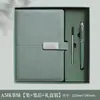 Caderno A5 com fecho de fivela, bloco de notas para reuniões de escritório corporativo, caneca térmica, conjunto de caixa de presente com logotipo personalizado