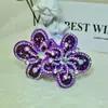 Nuevo Collar Gargantilla de Strass Full Diamond Creativo Imitación Perla Flor de Mezclilla Gargantilla Accesorios para Ropa Venta al por Mayor
