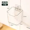 Cesta Transparente de Almacenamiento para Ajo, Jengibre y Cebolleta de Cocina para Artículos Pequeños, Caja de Almacenamiento de Pared sin Taladro, Estante de Almacenamiento para Cocina
