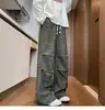 Calça Masculina de Veludo Cotelê com Efeito de Caimento, Calça Casual Reta Larga para Outono e Inverno, Estilo Retro Americano Tendência, Forrada com Lã e Espessada