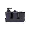 Traje de baño de plástico de paja de trigo para baño, ducha de baño, champú, traje de baño, baño, gárgaras, vaso para pasta de dientes