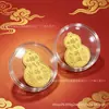 Pegatina Pura de Oro 999 para Teléfono para Buena Suerte en Exámenes, Pegatina de Oro para Teléfono para el Éxito, Regalos Culturales y Creativos Inspiradores con Contenido de Oro, Personalizable