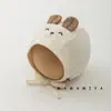 Gorro para Bebé Primavera y Otoño Lindo Gorro con Protección para las Orejas para Bebés Niños y Niñas para Proteger la Fontanela Meses Pequeños Cortavientos Cálido Gorro para la Cabeza Invierno