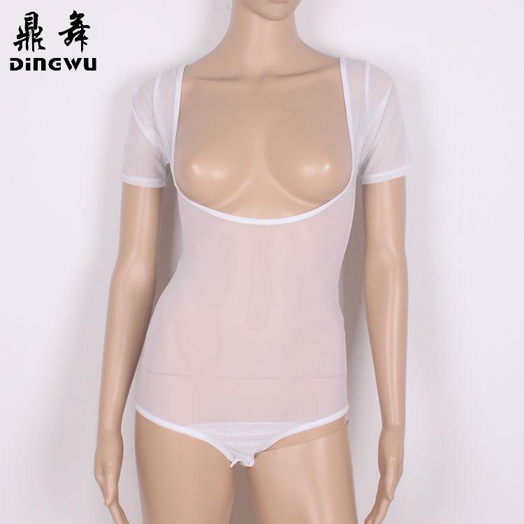 连体托胸短袖-1