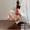 Venta al por mayor de fábrica leche Huhu lindo vaso de cristal taza de desayuno para leche simple taza para yogur y cereales gran capacidad taza de café