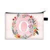 Bolsa Cosmética Estampada a Doble Cara con Letras A- Z Transfronteriza Patrón de Letras Bolsa con Cremallera Bolsa de Muestra Bolsa de Almacenamiento para Viaje