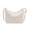 Bolsa de Bolinho da Moda Minimalista Texturizada Casual para o Dia a Dia, Nova Bolsa de Ombro Transversal Única Feminina Estilo Outono